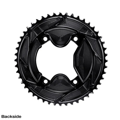 Plaadipaar 12K ALUGEAR AERO 110 BCD Shimano GRX jaoks Must