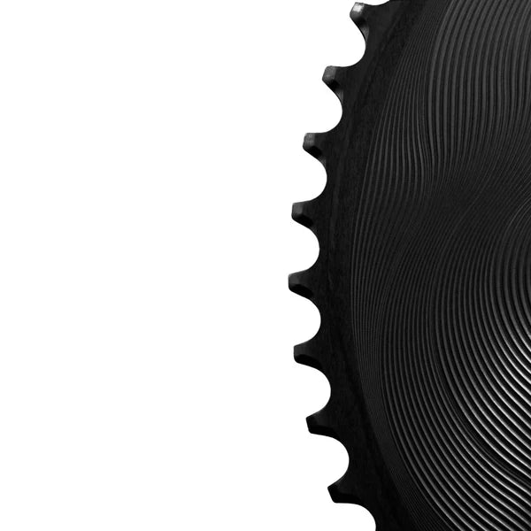 ALUGEAR AERO 12S Outer Chainring 110 BCD for Shimano Black