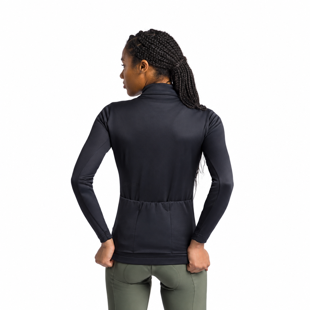 Veste SPORTFUL CLASSIC 2 Femme Noir, dos sur fond blanc