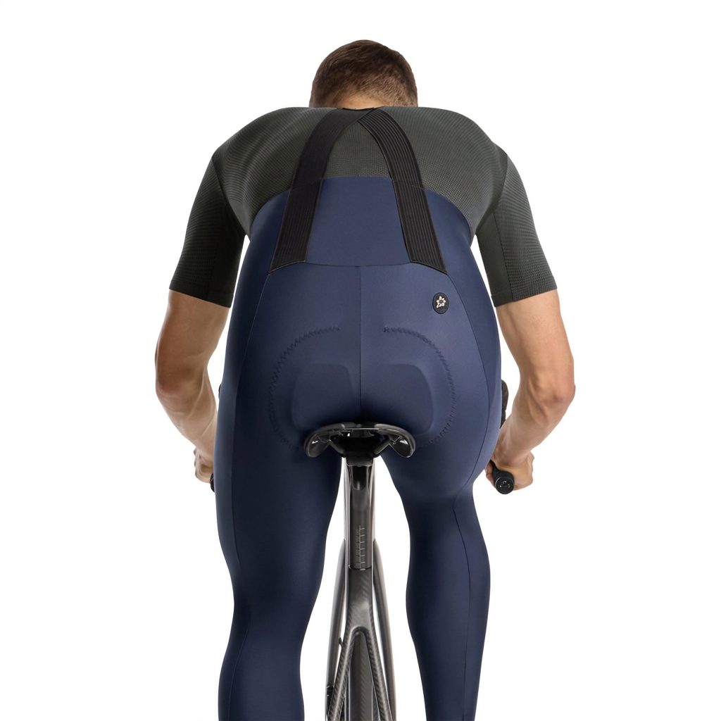 Långbyxor med Hängslen ASSOS MILLE GT SPRING FALL S11 Primal Blue