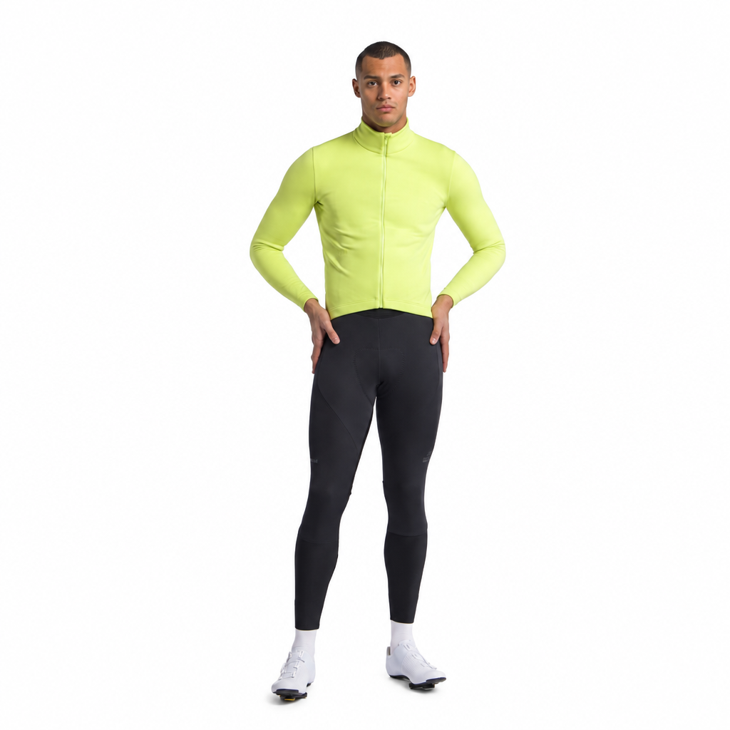 Жълто яке SPORTFUL CLASSIC 2, изглед в цял ръст на бял фон