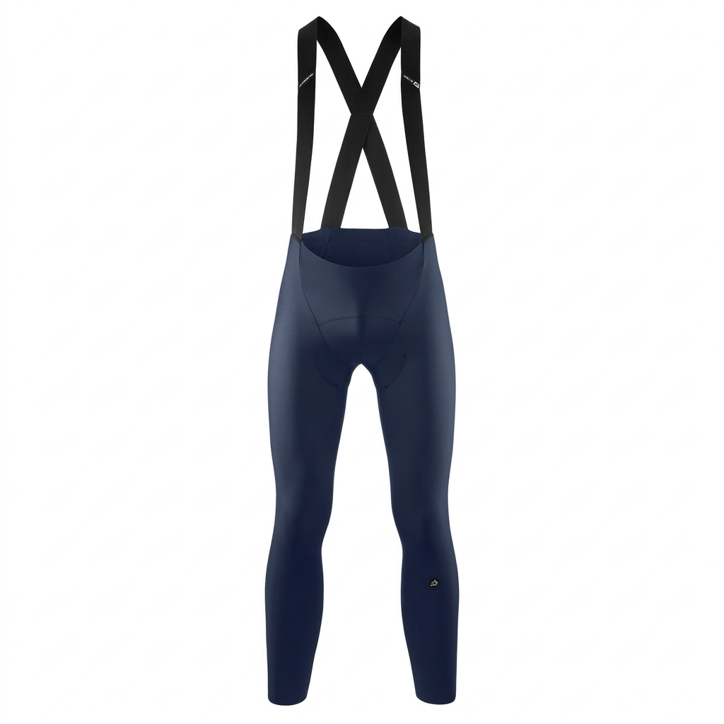 Långbyxor med Hängslen ASSOS MILLE GT SPRING FALL S11 Primal Blue