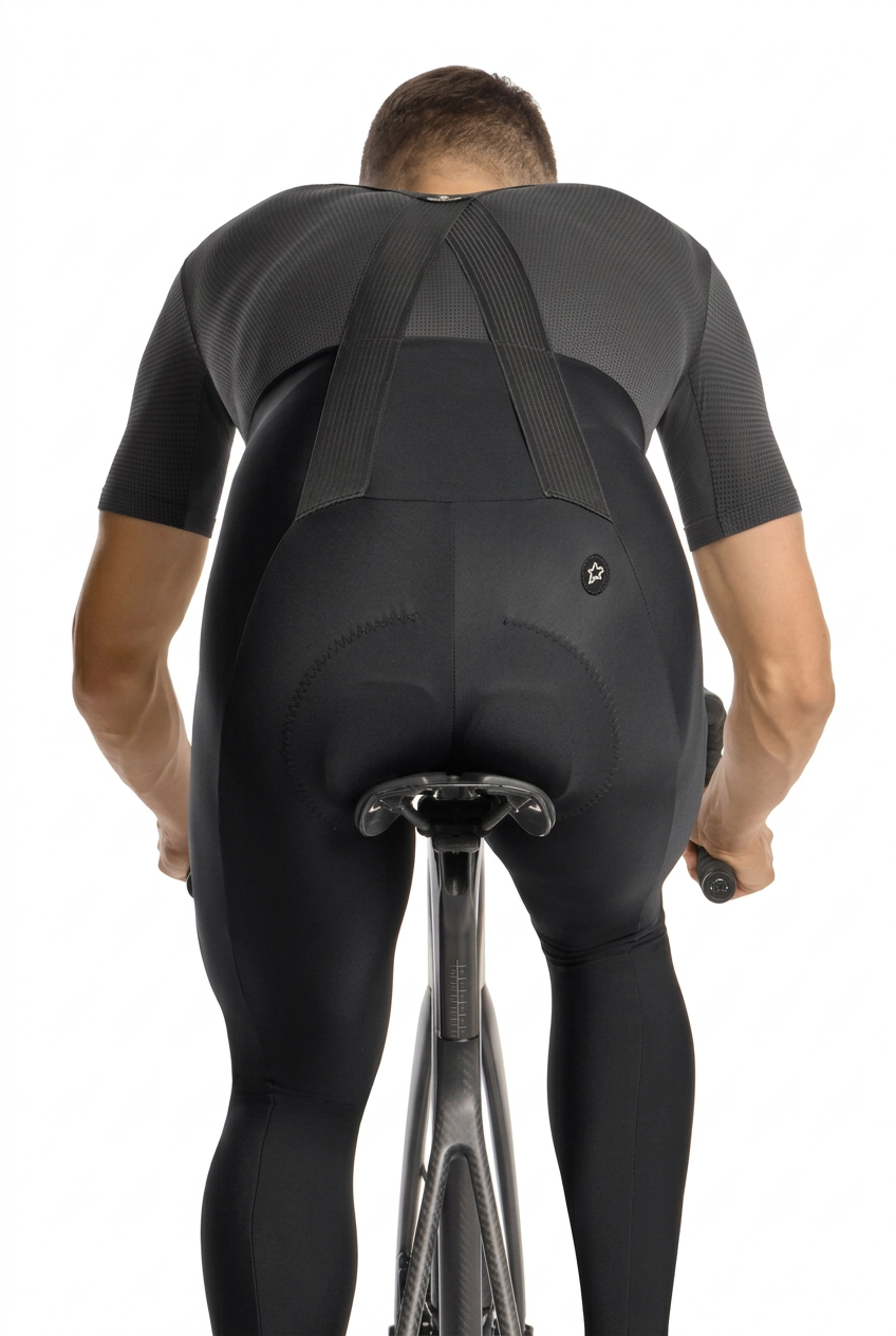 Lange bretelsbroek ASSOS MILLE GT SPRING FALL S11 Zwart