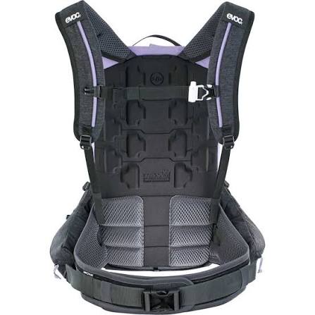 EVOC TRAIL PRO 16L Backpack with Back Protector Purple