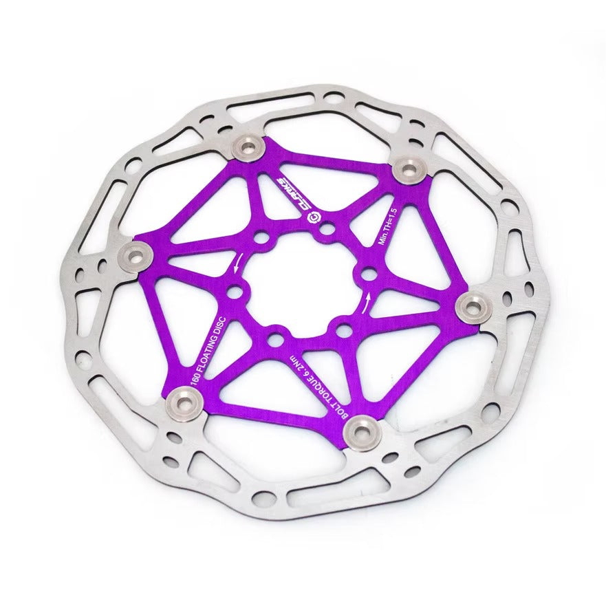 CLARKS 6-Bolt Floating Disc Purple