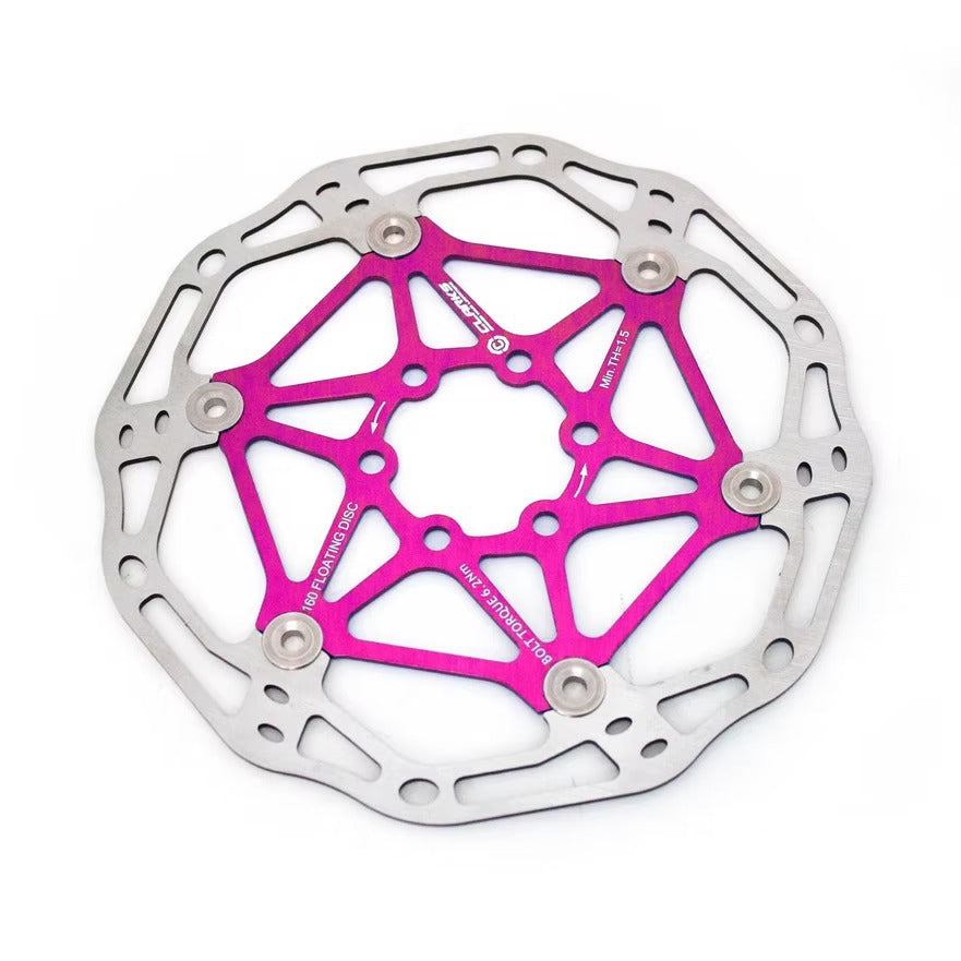 CLARKS 6-Bolt Floating Disc Pink