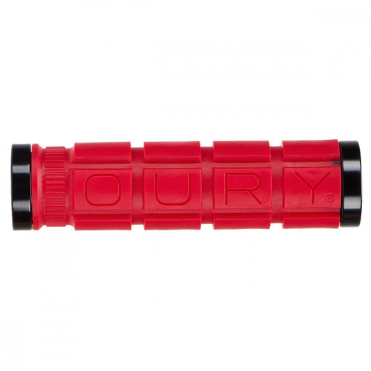 Grypy OURY Double Lock-on 127mm Czerwone