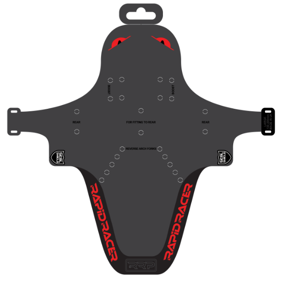 Błotnik RRP EnduroGuard Standard (widelec 80 do 120mm) Czarny/Czerwony