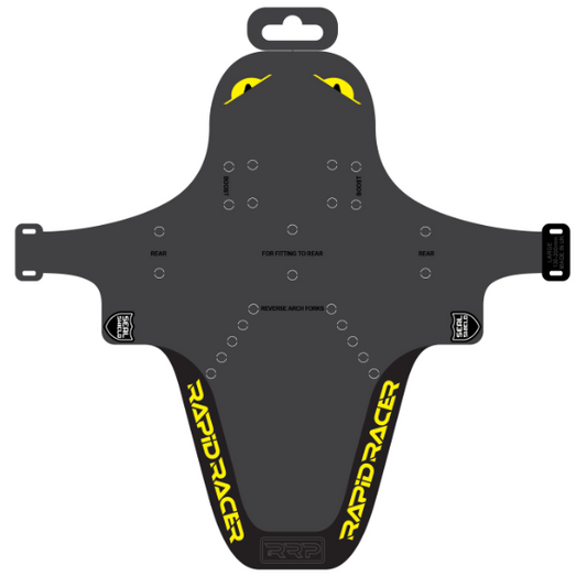RRP EnduroGuard Standard -lokasuoja (haarukka 80–120 mm) Musta/Keltainen