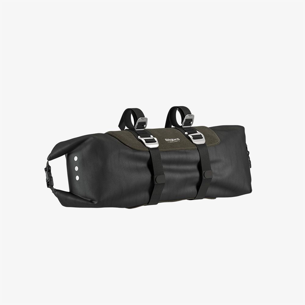 BROOKS SCAPE ROLL -ohjaustankolaukku vihreä