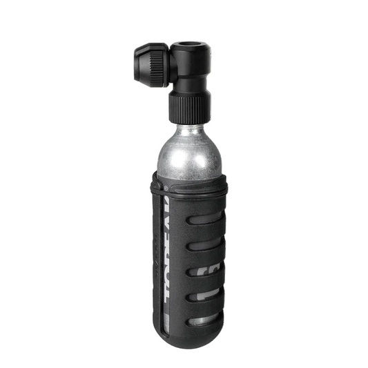 CO2-pump TOPEAK NANO AIRBOOSTER L + Gängad CO2-patron 16 g (x1)