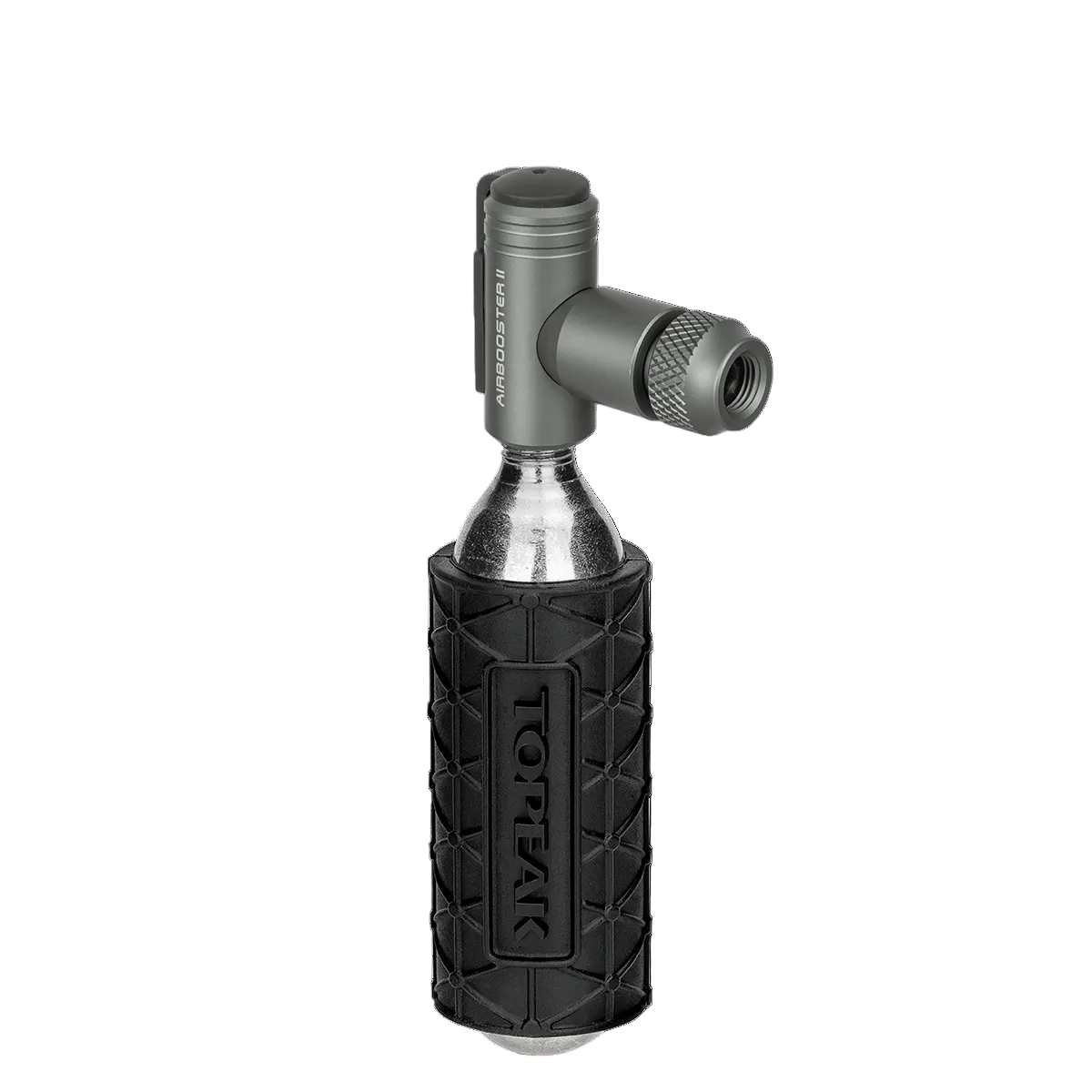CO2-oppumper TOPEAK AIRBOOSTER II + Gevindskåret CO2-patron 16 g (x1)