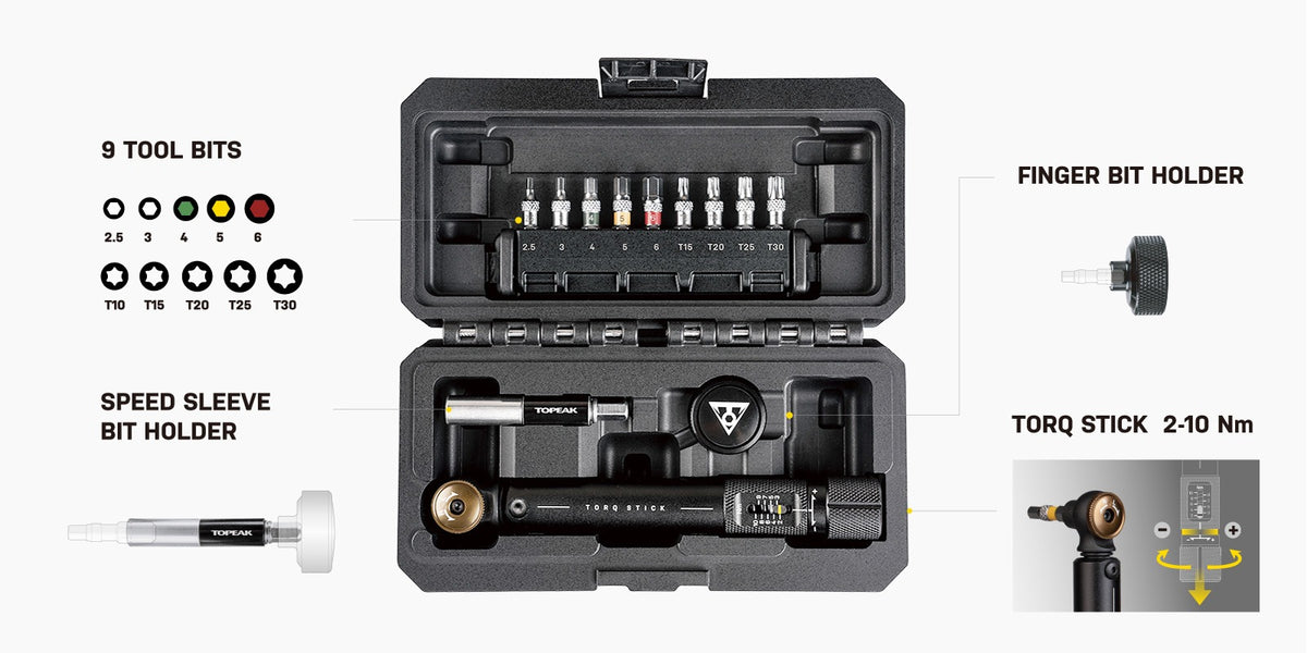 TOPEAK STICK PRO Torq Torque Wrench (2-10 Nm)