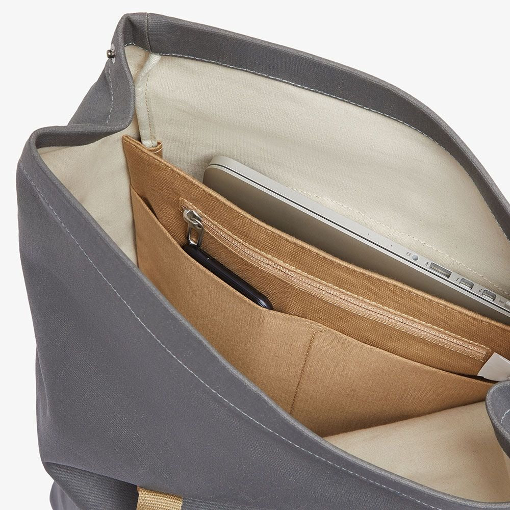BROOKS PICKWICK COTTON CANVAS 26L Backpack Grey