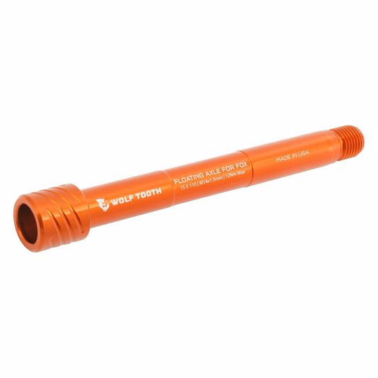 Oś Przedniego Koła WOLF TOOTH do Widelca FOX 36/38 15x110 mm Boost Pomarańczowa