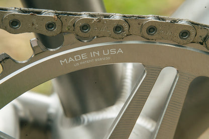 Plateau Mono WOLF TOOTH DROP-STOP B DM 8 Vis Sram Eagle Boost Offset 0mm Raw Silver