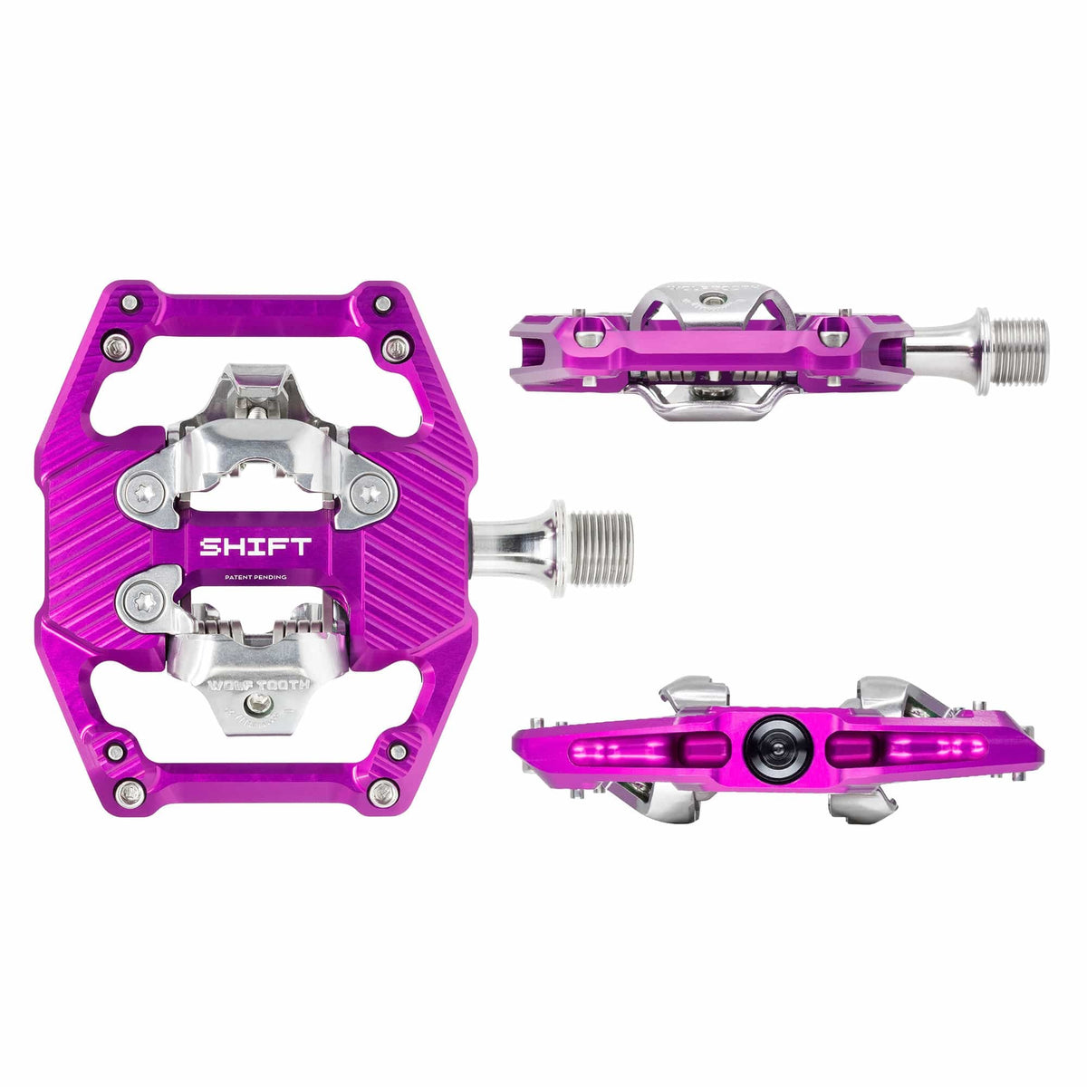 Pedalen WOLF TOOTH GRAVITY CLIPLESS Paars