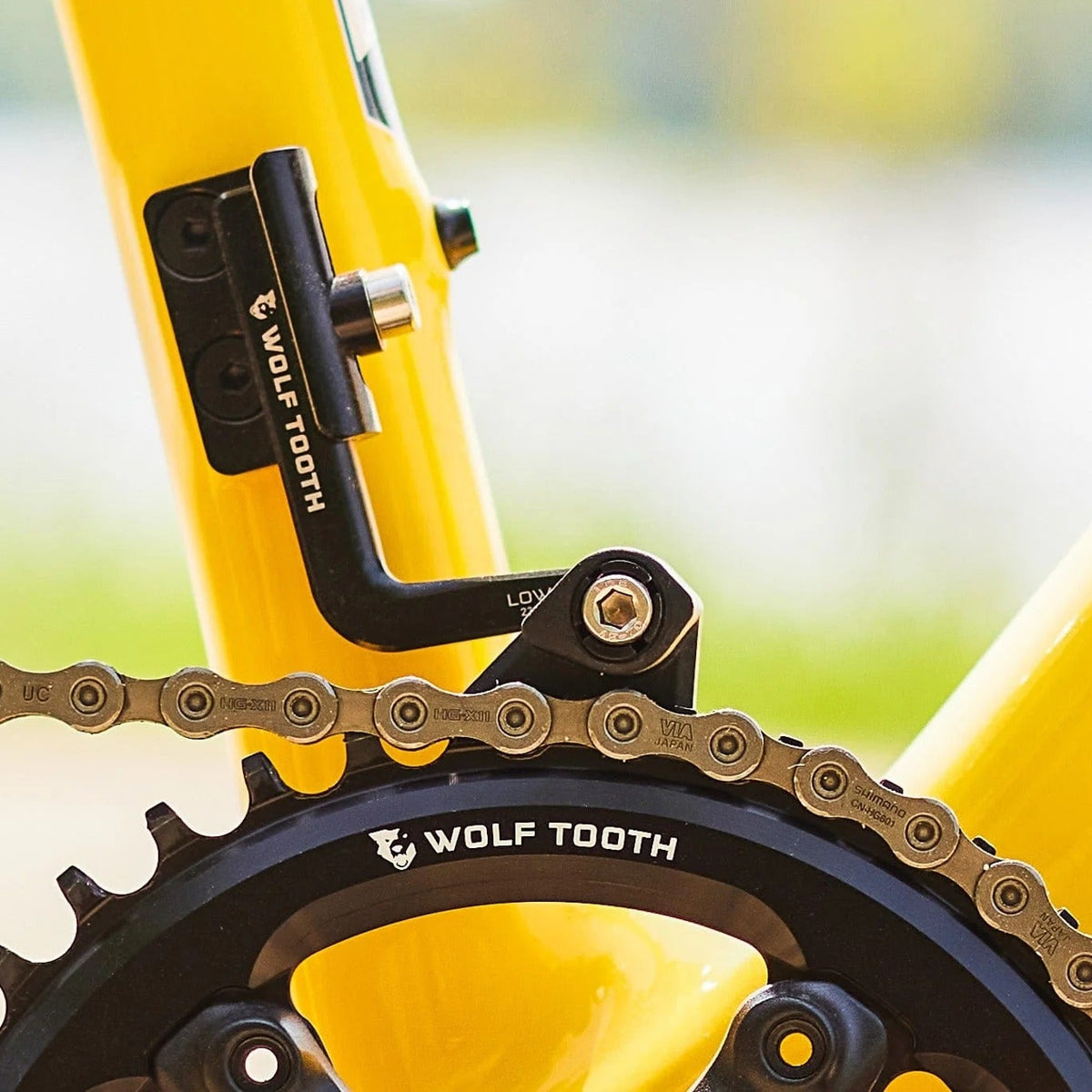 WOLFTOOTH LONEWOLF AERO Braze-On Mid Sweep Chain Guide
