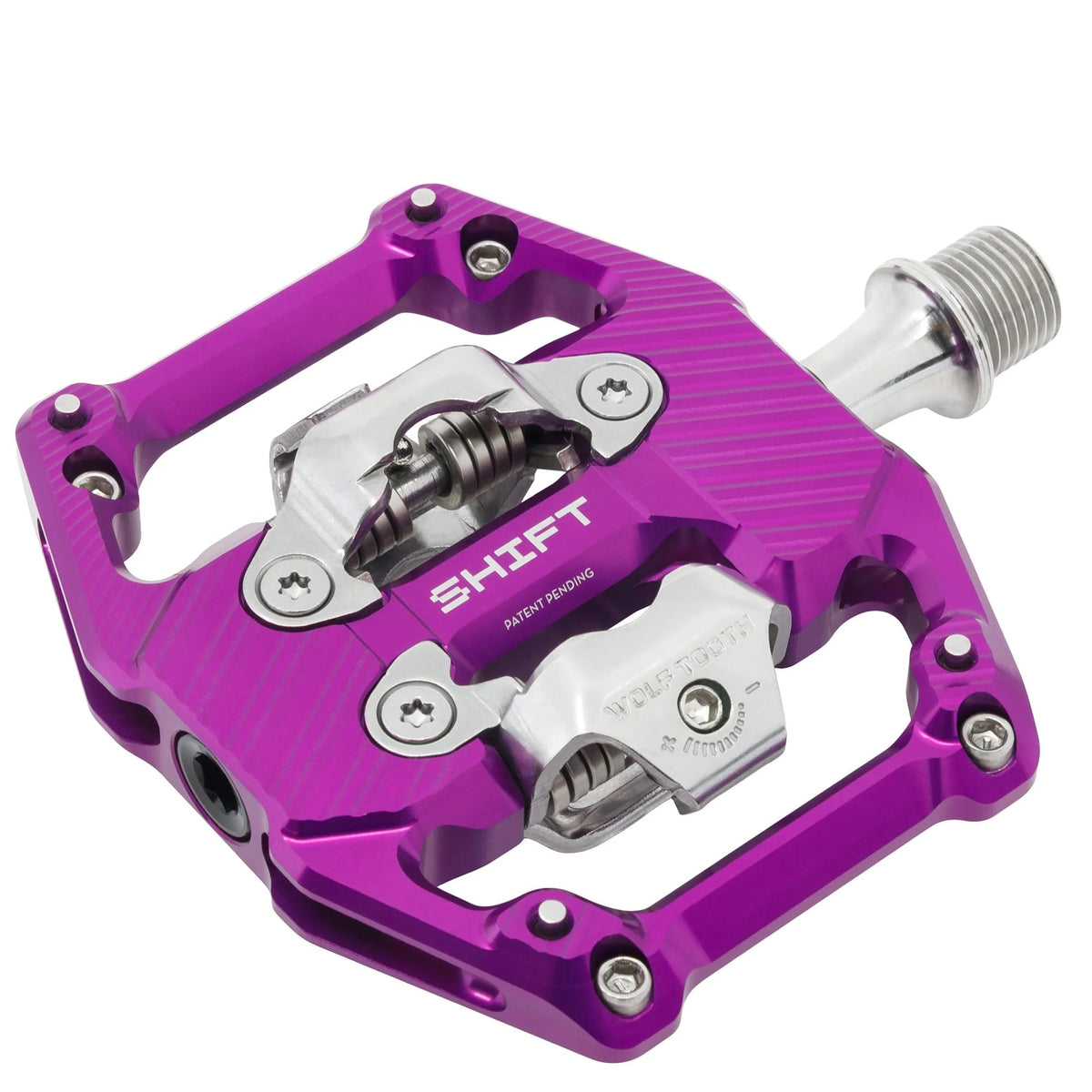 Pedalen WOLF TOOTH GRAVITY CLIPLESS Paars