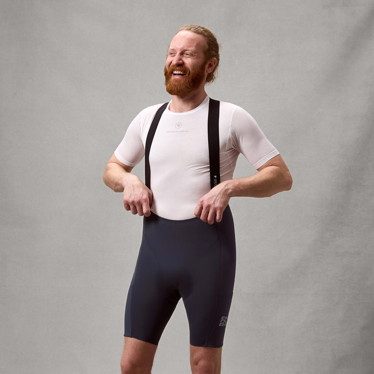 Korte Cykelshorts med Seler ENDURA ALLTRACK RIDE Carbon Grå
