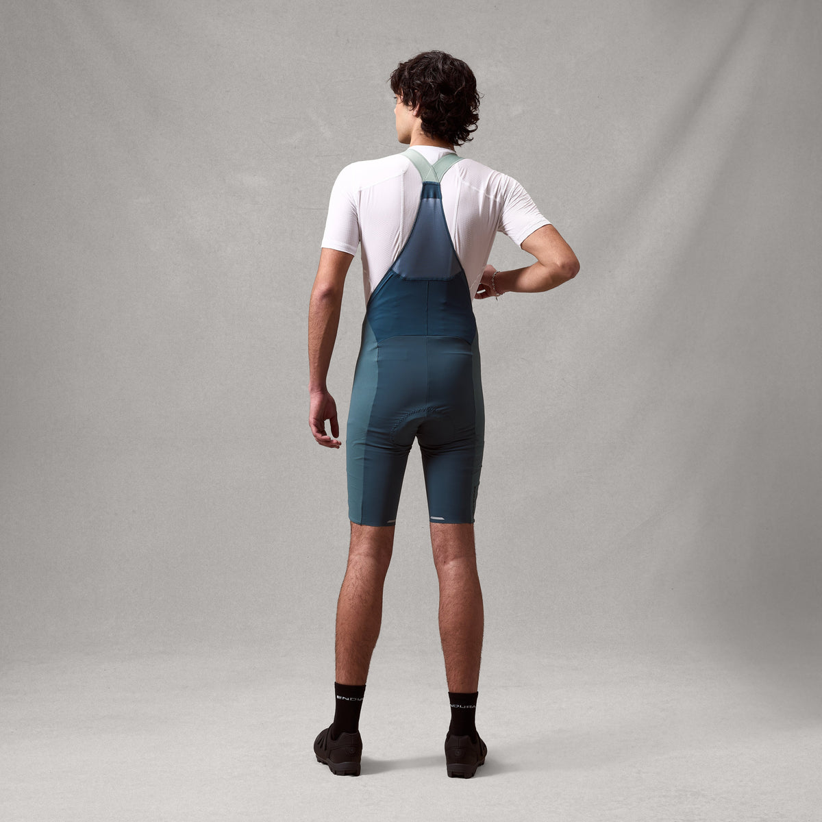 Korta hängslebyxor ENDURA ALLTRACK RIDE Teal