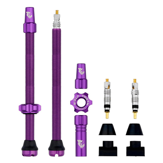 Set of 2 WOLF TOOTH Tubeless Valves Purple
