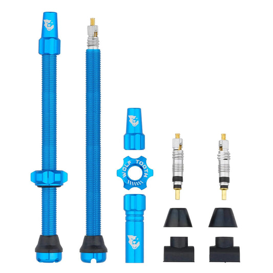 Set of 2 WOLF TOOTH Tubeless Valves Blue