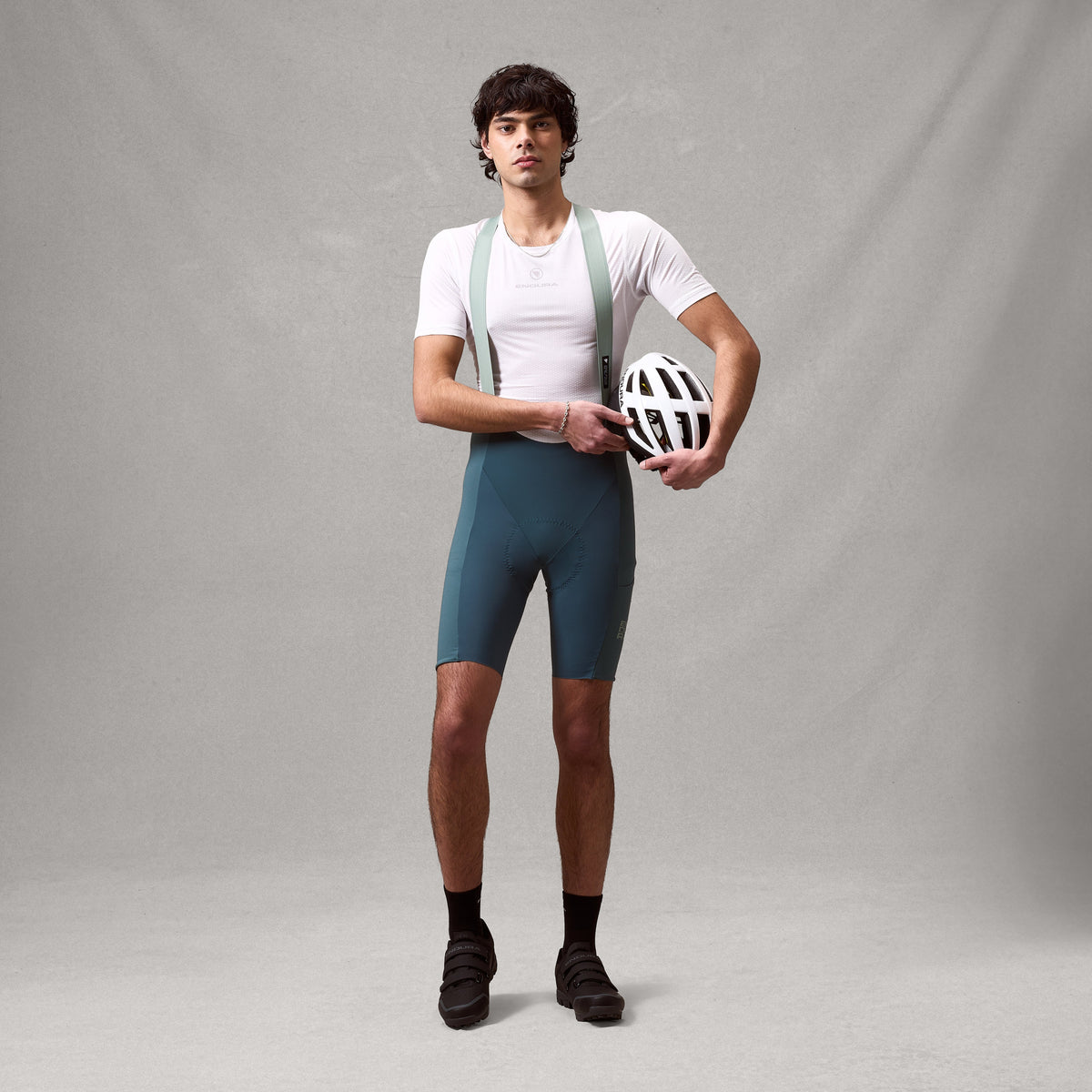 Korta hängslebyxor ENDURA ALLTRACK RIDE Teal