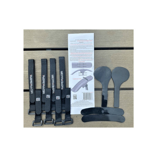 Lisätarvikkeet RRP ProGuard etulokasuoja Velcro Hook and Loop pack + kumiset pehmusteet