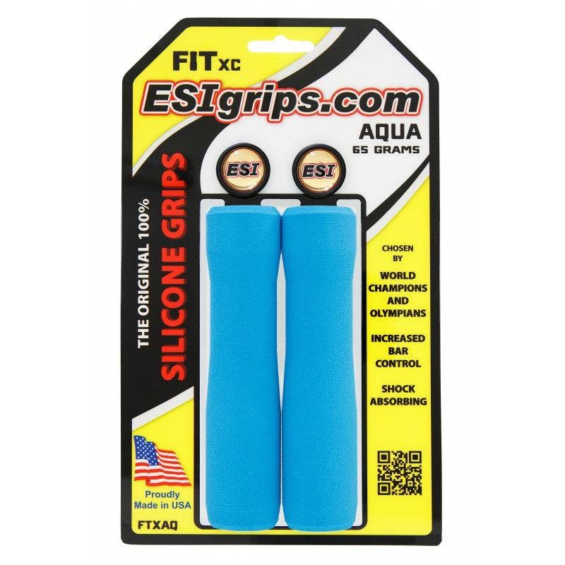 Grips ESI FIT XC (EXTRA CHUNKY/CHUNKY COMBO) 130 mm Blå