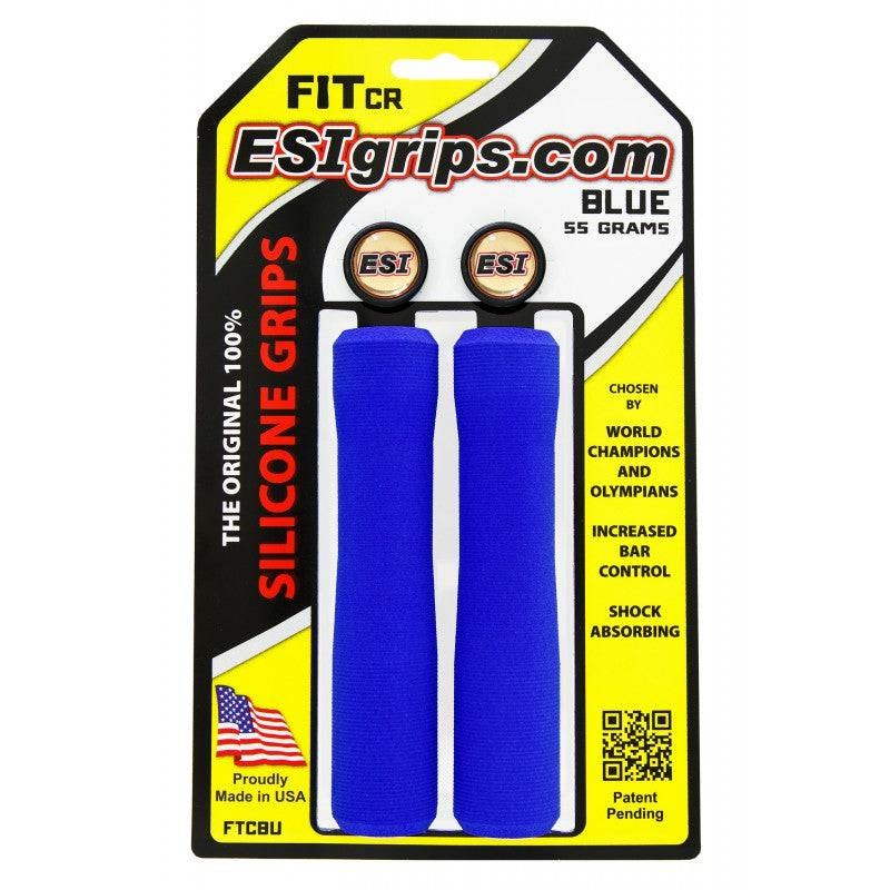 ESI FIT CR (CHUNKY/RACER'S EDGE COMBO) 130 mm Grips Blue