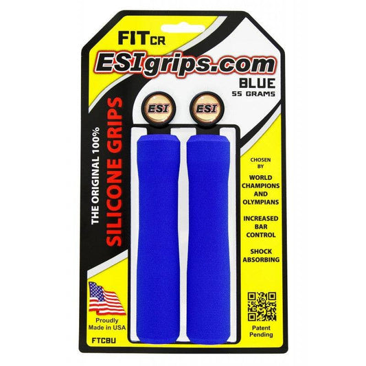 Grips ESI FIT CR (CHUNKY/RACER'S EDGE COMBO) 130 mm Μπλε