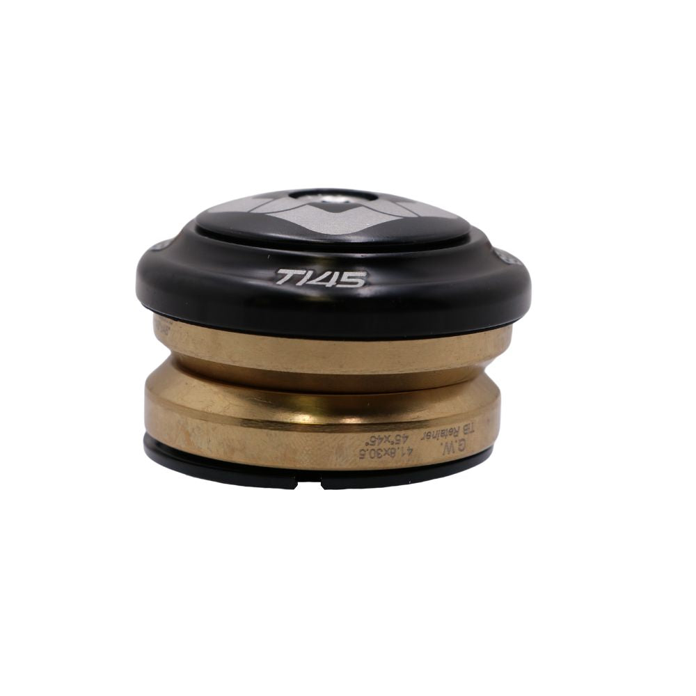 PRIDE Ti45 Titanium iIS42 1"1/8 integreret styreleje Sort