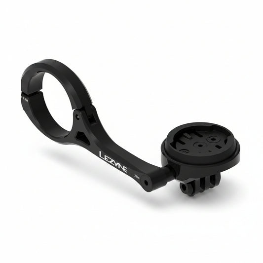 Βάση Τιμονιού LEZYNE για GPS/Φωτισμό GARMIN/WAHOO/LEZYNE Μαύρο