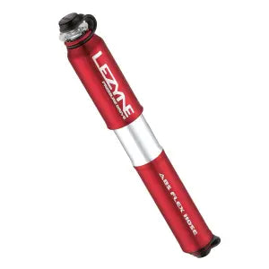 Red LEZYNE PRESSURE DRIVE Hand Pump