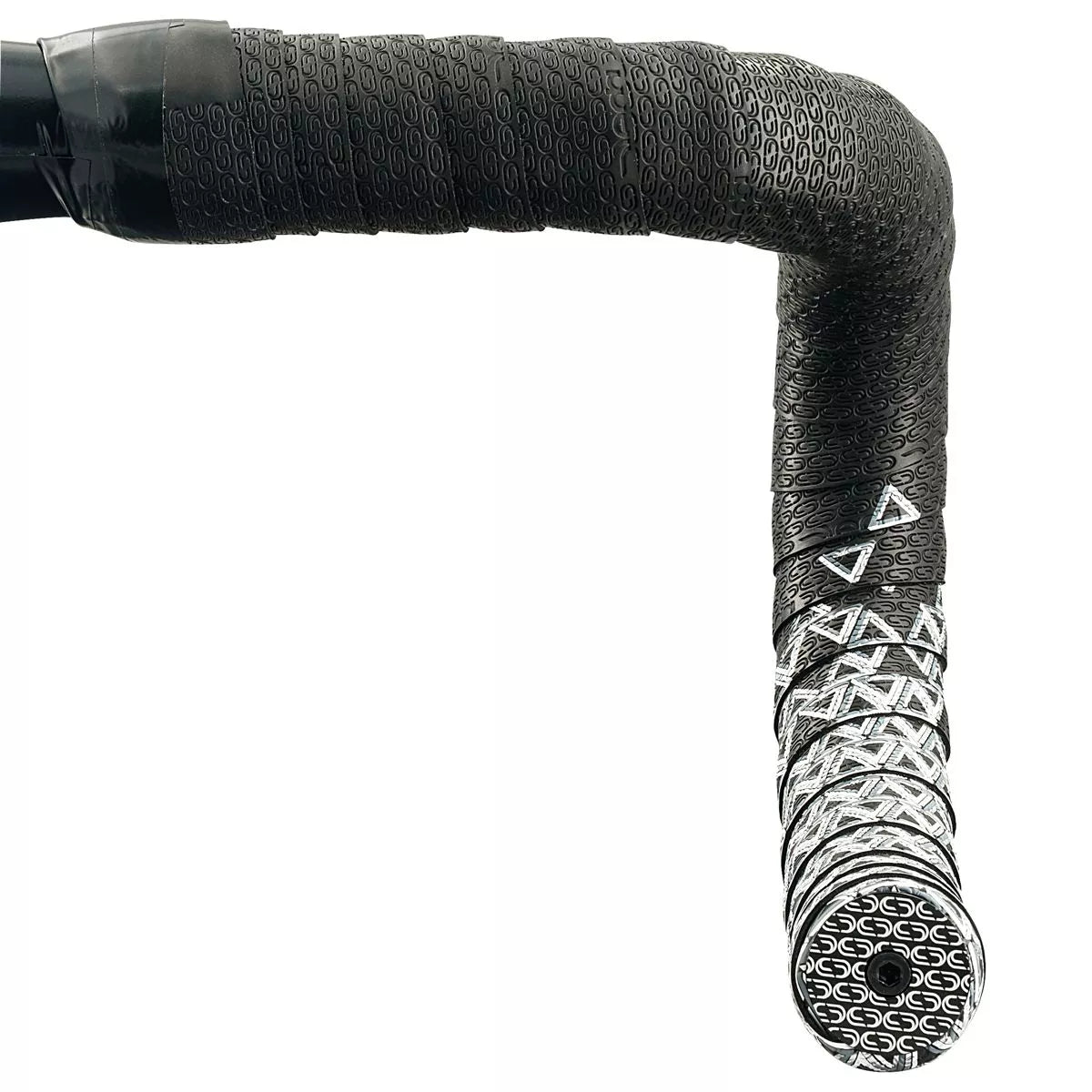 Omotávka řídítek DEDA LOOP + END-PLUG Černá/Stříbrná