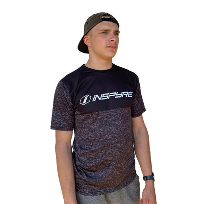 Tricou INSPYRE Training Mâneci Scurte Negru