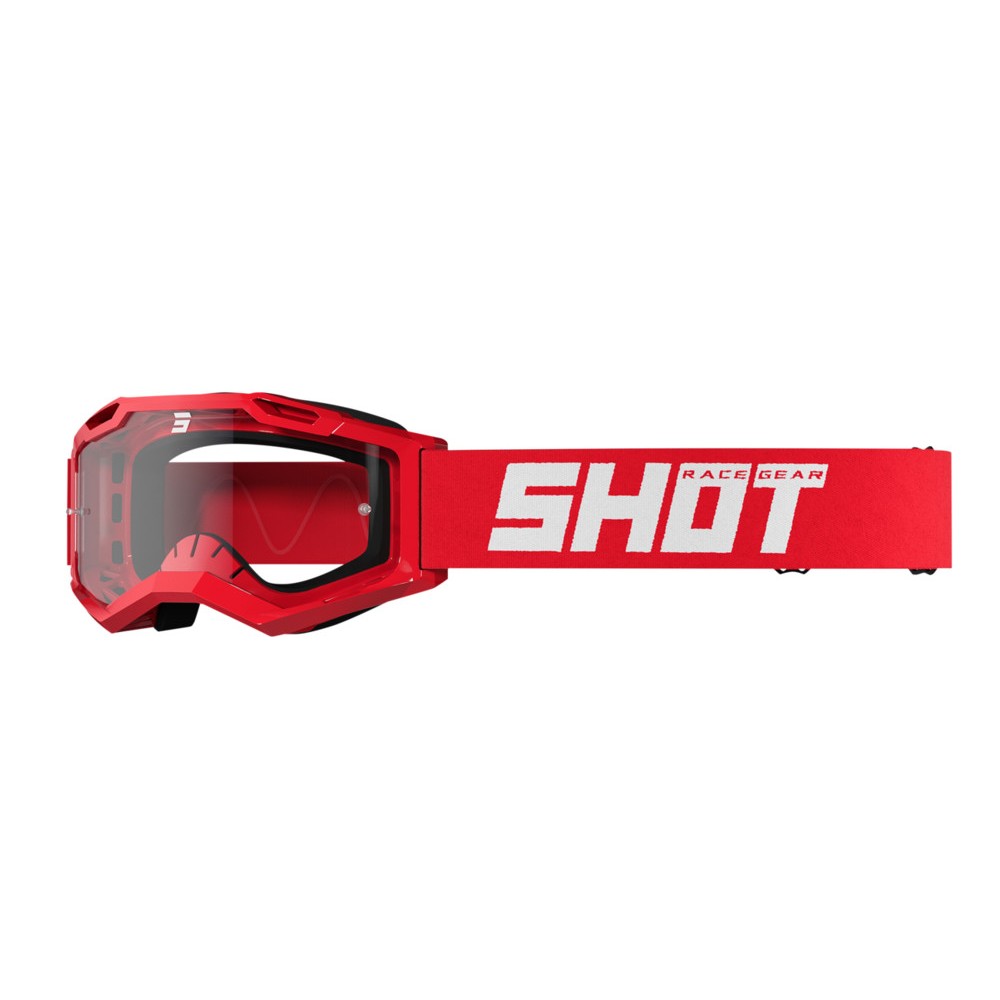 Shot Assault 2.0 Solid masker rood glanzend