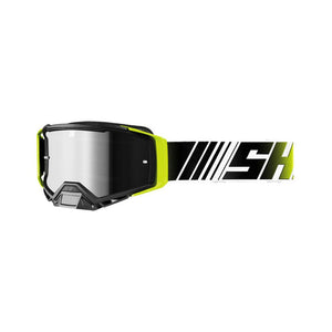 Shot Core Stripe Neon Yellow Glossy Goggles