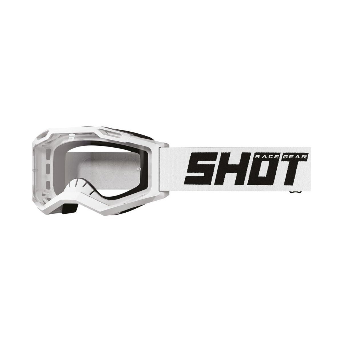Shot Rocket Kid 2.0 Gloss White Goggles