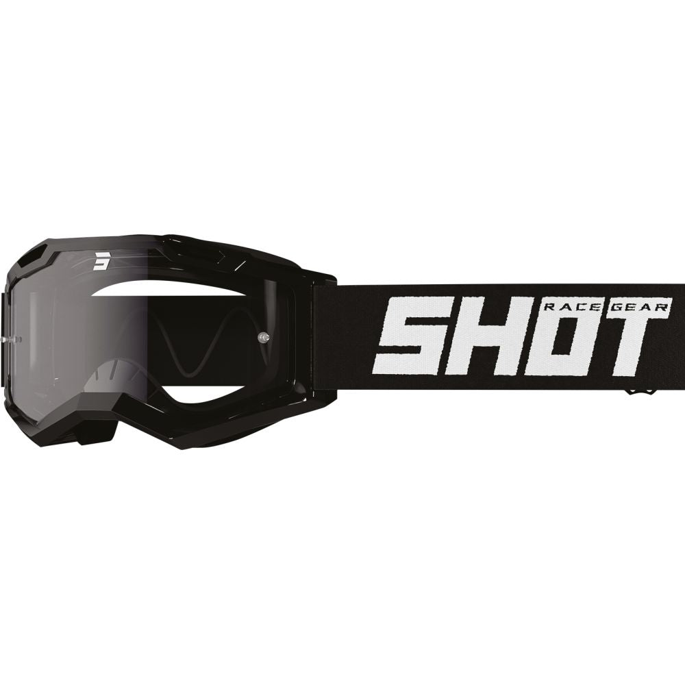SHOT Rocket Kid 2.0 Solid Black Glossy goggles