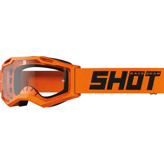 Μάσκα Shot Rocket Kid 2.0 Solid Neon Orange Glossy
