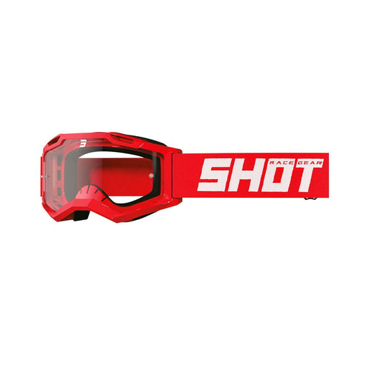 Μάσκα Shot Rocket Kid 2.0 Solid Red Glossy