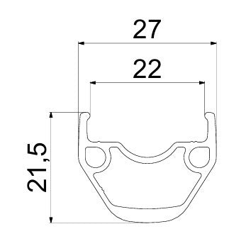 Ζεύγος Τροχών MAVIC ACCESS RG22 DISC (Center Lock)