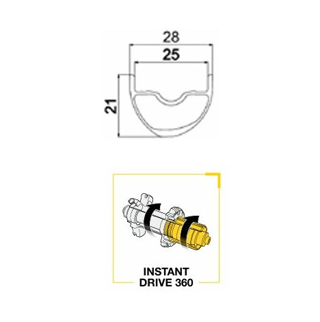 MAVIC ALLROAD 1 DISC Tubeless Ready Front Wheel (Center Lock)