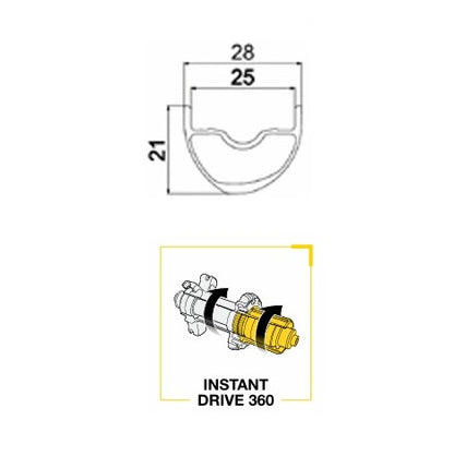 Ζεύγος Τροχών MAVIC ALLROAD 1 DISC Tubeless Ready (Center Lock)