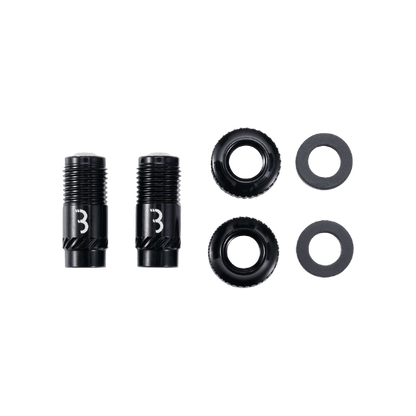 Capace de supapă BBB CORE CAP Negru (x2)