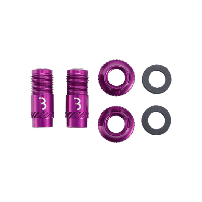 Capete de valvă BBB CORE CAP violet (x2)