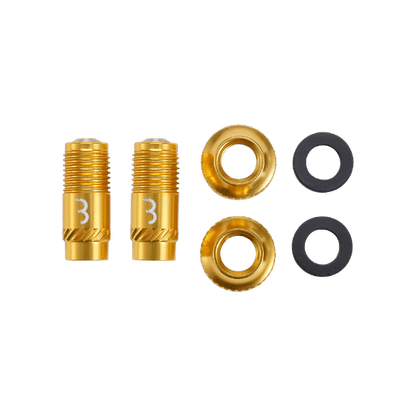 BBB CORE CAP ventiiliotsikud kuld (x2)