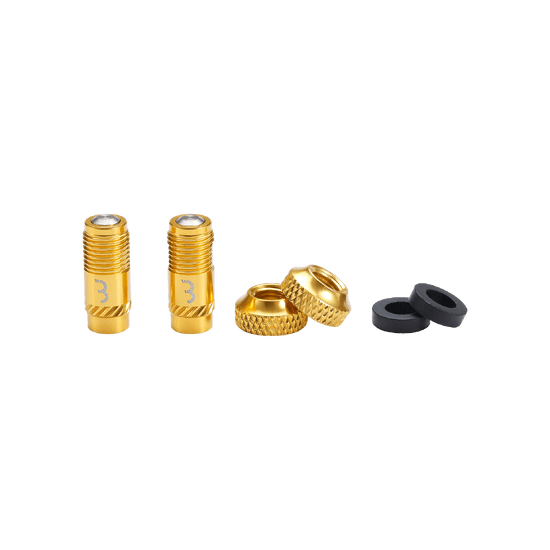 BBB CORE CAP Valve End Caps Gold (x2)